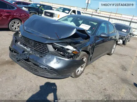 2026 Honda Accord Lx VIN 1HGCY1F23TA042019 фото 2