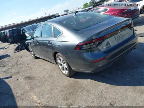 2026 Honda Accord Lx VIN 1HGCY1F23TA042019 фото 3