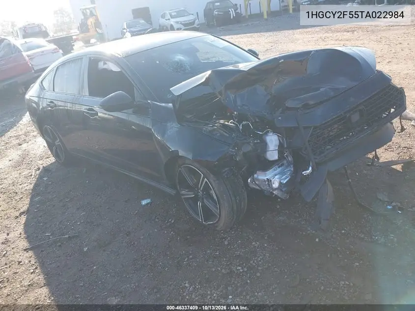 2026 Honda Accord Hybrid Sport VIN 1HGCY2F55TA022984 фото 1
