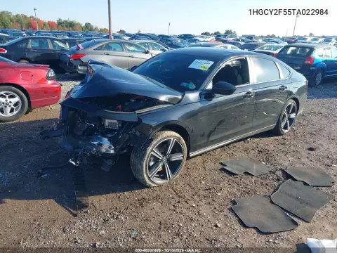 2026 Honda Accord Hybrid Sport VIN 1HGCY2F55TA022984 фото 2
