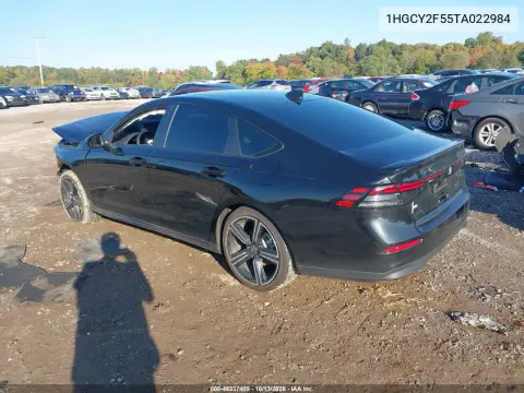 2026 Honda Accord Hybrid Sport VIN 1HGCY2F55TA022984 фото 3