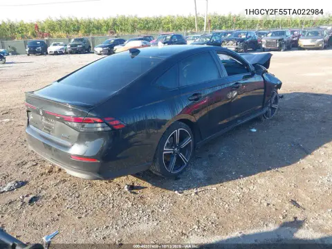 2026 Honda Accord Hybrid Sport VIN 1HGCY2F55TA022984 фото 4