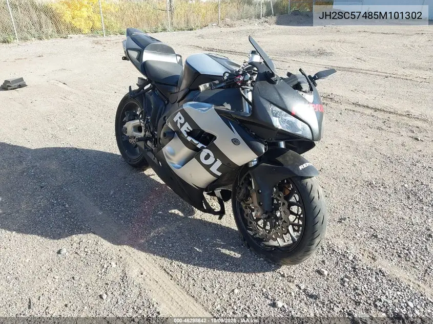 2005 Honda Cbr1000 Rr VIN JH2SC57485M101302 фото 1