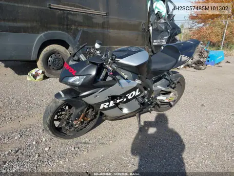 2005 Honda Cbr1000 Rr VIN JH2SC57485M101302 фото 2