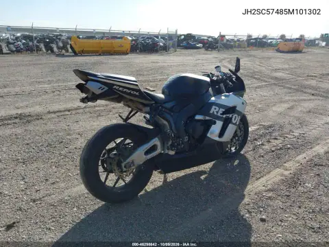 2005 Honda Cbr1000 Rr VIN JH2SC57485M101302 фото 4