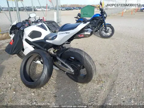 2006 Honda Cbr600 Rr VIN JH2PC37226M300257 фото 3
