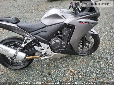 2015 Honda Cbr500 Ra-Abs VIN MLHPC4420F5200118 фото 1