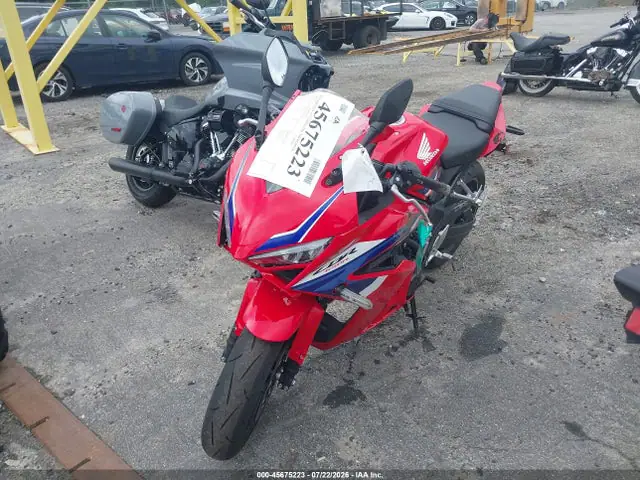 MLHRH1558T5202065 — 2026 Honda CBR650 R, фото 2 с аукциона IAAI 30.09.2026, Повреждение рамы