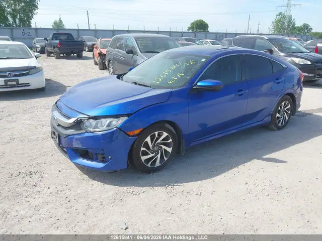 2018 Honda Civic Ex 4dr VIN 2HGFC2F81JH040208 фото 2