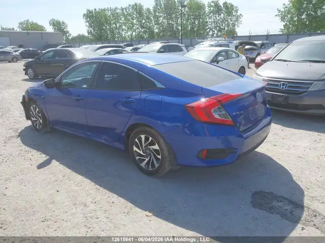 2018 Honda Civic Ex 4dr VIN 2HGFC2F81JH040208 фото 3