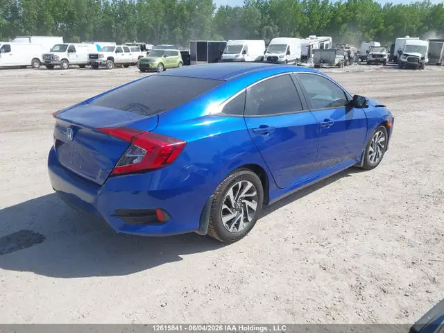 2018 Honda Civic Ex 4dr VIN 2HGFC2F81JH040208 фото 4
