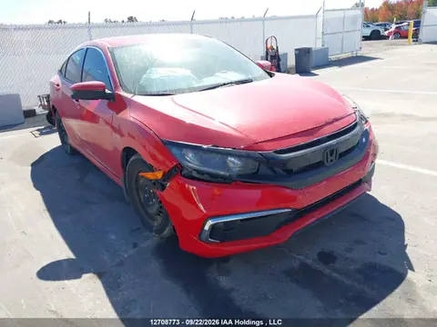 2HGFC2F78KH009658 — 2019 Honda Civic EX 4DR, Передняя часть (Front), фото до ремонта