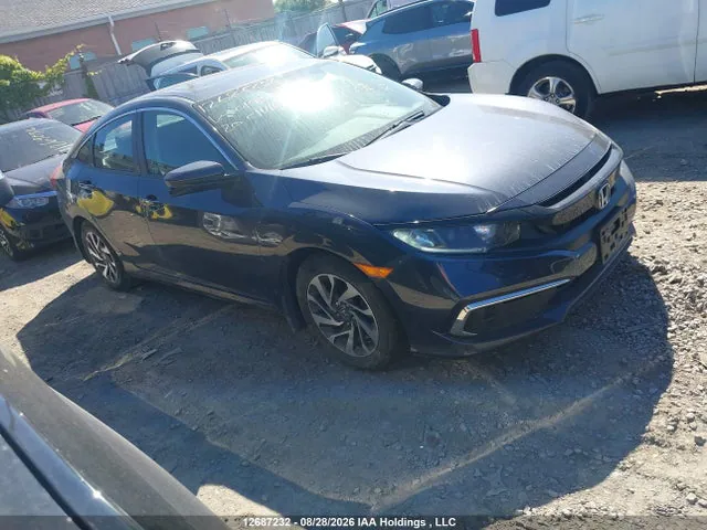 2020 Honda Civic Ex 4dr VIN 2HGFC2F72LH019054 фото 1