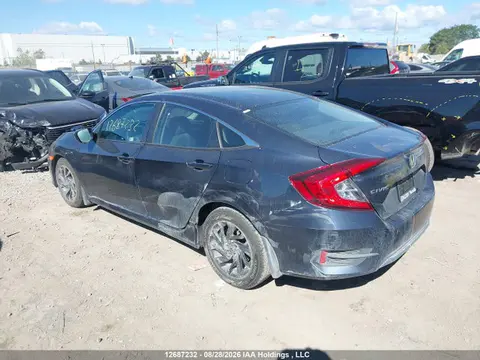 2020 Honda Civic Ex 4dr VIN 2HGFC2F72LH019054 фото 3