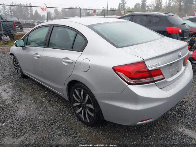 19XFB2F92EE244284 — 2014 Honda Civic EX-L, фото 3 с аукциона IAAI 14.10.2026, Передняя часть