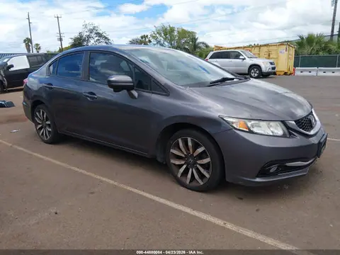 2HGFB2F92FH535763 — 2015 Honda Civic EX-L, Передняя часть справа (Right Front), фото до ремонта