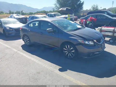 19XFB2F98FE204762 — 2015 Honda Civic EX-L, Передняя часть (Front End), фото до ремонта