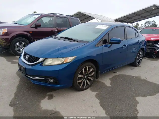 2HGFB2F97FH527352 — 2015 Honda Civic EX-L, фото 2 с аукциона IAAI 14.10.2026, Правый бок