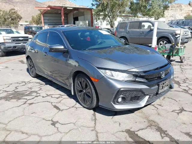 SHHFK7H7XJU419716 — 2018 Honda Civic EX-L, Передняя часть (Front End), фото до ремонта