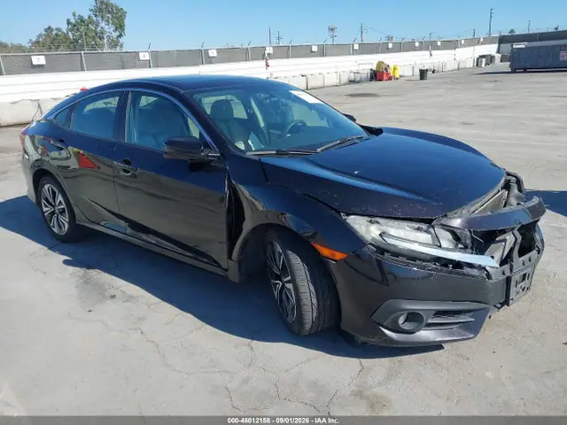 19XFC1F33GE213664 — 2016 Honda Civic EX-T, Передняя часть (Front End), фото до ремонта