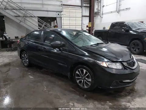 19XFB2F85EE083615 — 2014 Honda Civic EX, Передняя часть слева (Left Front), фото до ремонта
