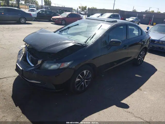 2HGFB2F85FH535117 — 2015 Honda Civic EX, фото 2 с аукциона IAAI 30.09.2026, Передняя часть