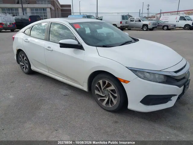 2HGFC2F77GH009206 — 2016 Honda Civic EX, Подтопление (Water), фото до ремонта