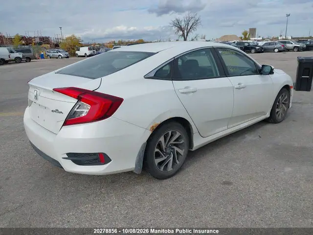 2HGFC2F77GH009206 — 2016 Honda Civic EX, фото 4 с аукциона IAAI 14.10.2026, Подтопление