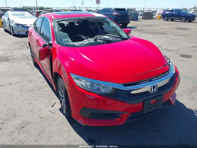 2HGFC2F77HH557806 — 2017 Honda Civic EX, Передняя часть слева (Left Front), фото до ремонта