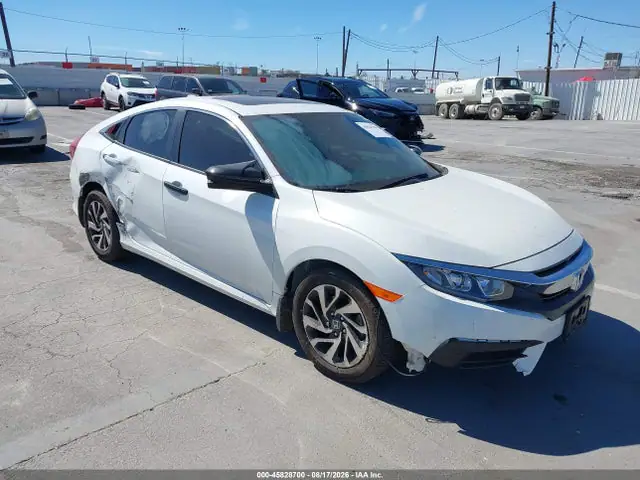 2HGFC2F71HH527281 — 2017 Honda Civic EX, Правый бок (Right Side), фото до ремонта