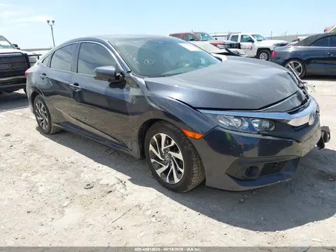 19XFC2F8XHE047680 — 2017 Honda Civic EX, Передняя часть слева (Left Front), фото до ремонта