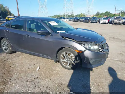 19XFC2F73HE213674 — 2017 Honda Civic EX, Передняя часть (Front End), фото до ремонта