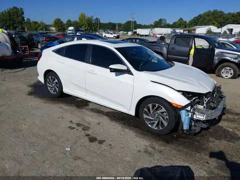 19XFC2F74HE233612 — 2017 Honda Civic EX, Передняя часть (Front End), фото до ремонта