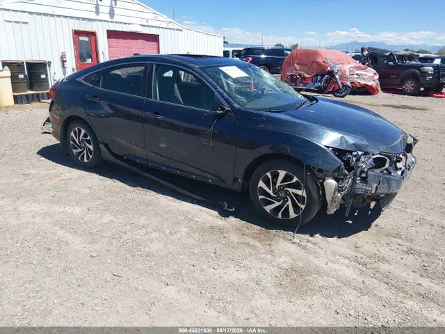 2018 Honda CIVIC EX VIN 19XFC2F78JE013802 фото 1