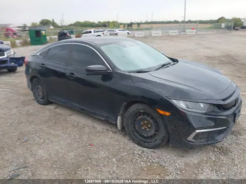 2HGFC2F74KH039482 — 2019 Honda Civic EX, Град (Hail), фото до ремонта