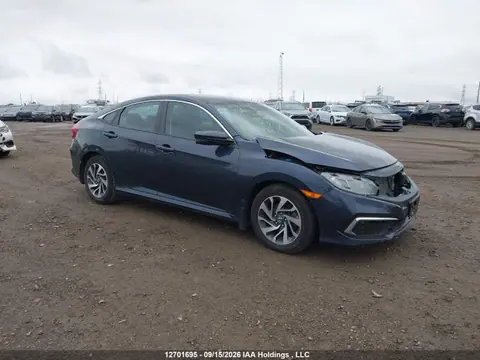 2HGFC2F77KH005410 — 2019 Honda Civic EX, Передняя часть, фото до ремонта