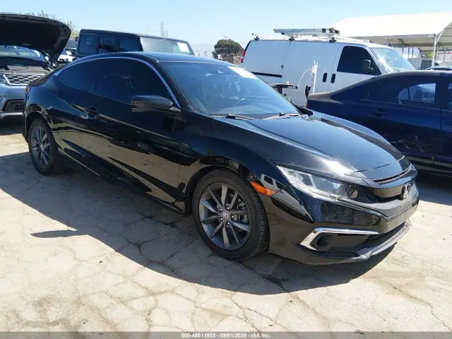 2HGFC3B38KH351720 — 2019 Honda Civic EX, Передняя часть слева (Left Front), фото до ремонта