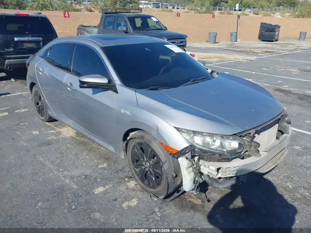 SHHFK7H64KU409241 — 2019 Honda Civic EX, Передняя часть (Front End), фото до ремонта