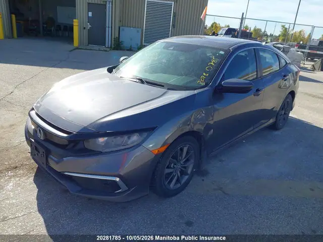 2020 Honda CIVIC EX VIN 2HGFC2F79LH022243 фото 2