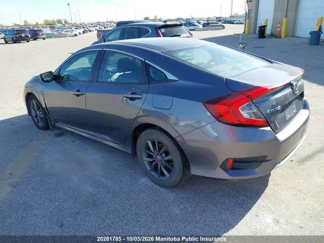 2020 Honda CIVIC EX VIN 2HGFC2F79LH022243 фото 3