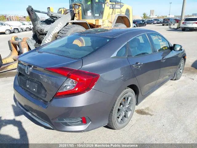 2020 Honda CIVIC EX VIN 2HGFC2F79LH022243 фото 4