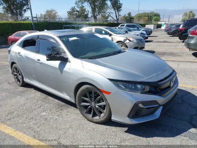 SHHFK7H67LU400325 — 2020 Honda Civic EX, Левый бок (Left Side), фото до ремонта