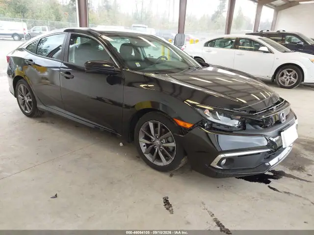 19XFC1F38LE204064 — 2020 Honda Civic EX, Передняя часть (Front End), фото до ремонта