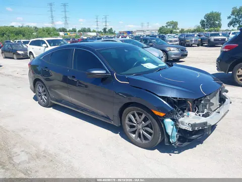 19XFC1F37ME002947 — 2021 Honda Civic EX, Передняя часть (Front End), фото до ремонта