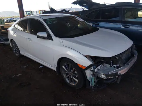 19XFC1F37ME011096 — 2021 Honda Civic EX, Передняя часть (Front End), фото до ремонта