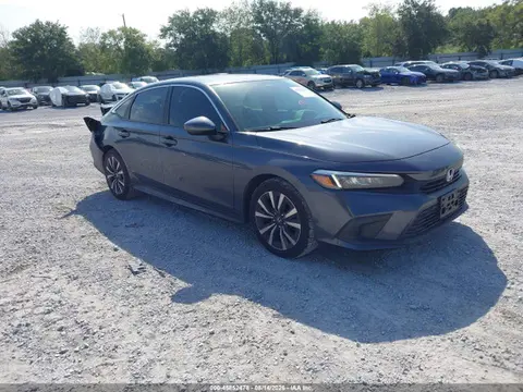 JHMFE1F75NX000627 — 2022 Honda Civic EX, Задняя часть (Rear), фото до ремонта