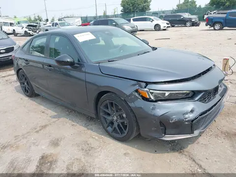 2HGFE4F85SH343578 — 2025 Honda Civic Hybrid Sport/Sport Touring, Передняя часть (Front End), фото до ремонта