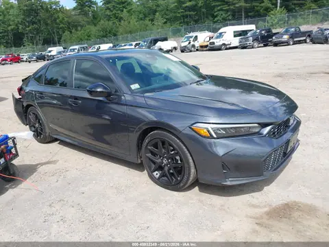 2HGFE4F89SH321406 — 2025 Honda Civic Hybrid Sport/Sport Touring, Задняя часть (Rear), фото до ремонта