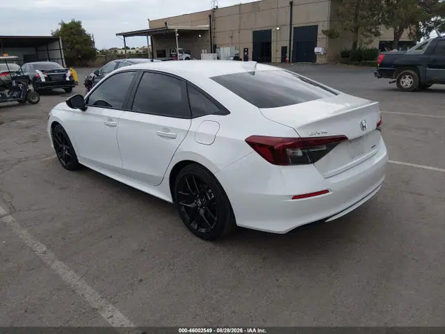 2HGFE4F85SH339840 — 2025 Honda Civic Hybrid Sport/Sport Touring, фото 3 с аукциона IAAI 14.10.2026, Правый бок