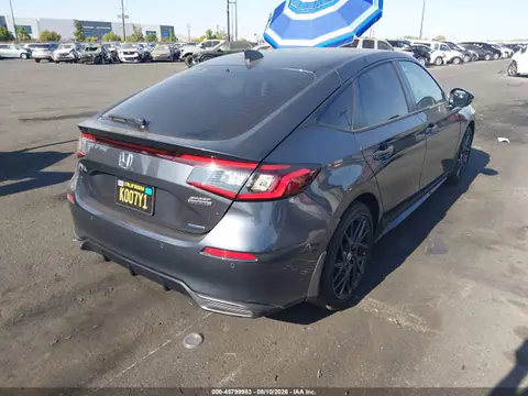2025 Honda Civic Hybrid Sport Touring VIN JHMFL4H97SX001957 фото 4